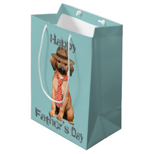 Sac Cadeau Moyen Sacoche-cadeau de taille moyenne pour papa Redbone