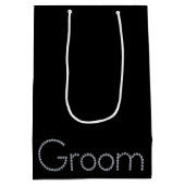 Sac Cadeau Moyen Sacoche cadeau Groom (Dos)