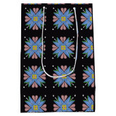 Sac Cadeau Moyen Sacola de Presente Estrela azul (Dos)