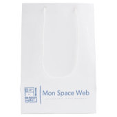Sac Cadeau Moyen Sacola para Presente Mon Space Web (Dos)