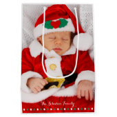 Sac Cadeau Moyen Sacs-cadeaux de Noël personnalisés moyen (Dos)