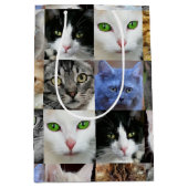 Sac Cadeau Moyen Sacs-cadeaux en papier imprimé pour chats (Devant)