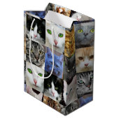 Sac Cadeau Moyen Sacs-cadeaux en papier imprimé pour chats (Dos Angle)