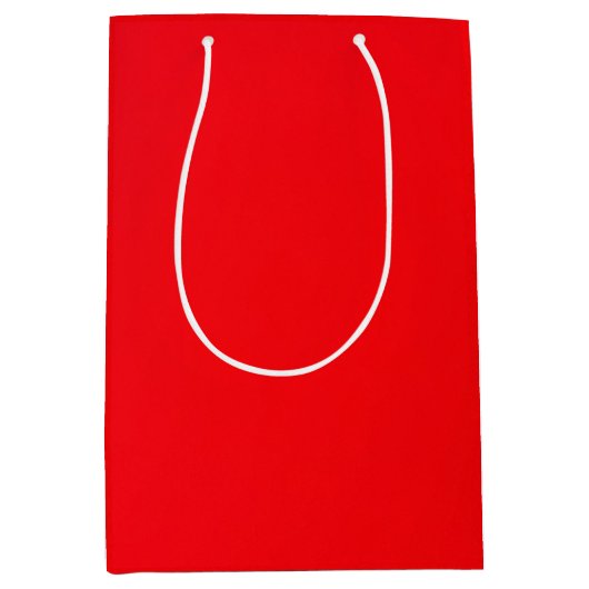 Sac Cadeau Moyen Sacs-cadeaux Insanely Red (The Reddes Red) (Devant)