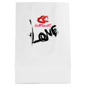 Sac Cadeau Moyen Sacs-cadeaux Love Hearts (Dos)