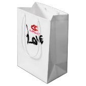 Sac Cadeau Moyen Sacs-cadeaux Love Hearts (Dos Angle)