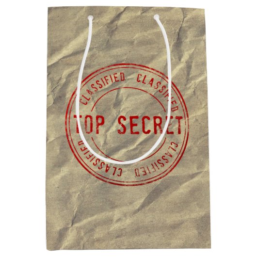 Sac Cadeau Moyen Sacs-cadeaux pour le papier glacé secret le plus h (Devant)