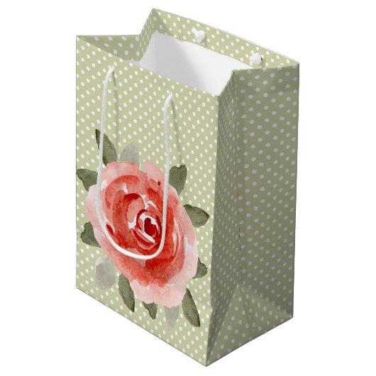 Sac Cadeau Moyen Sacs-cadeaux Roses Red Cabbage (Devant Angle)