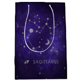 Sac Cadeau Moyen Sagittaire pourpre zodiaque | Horoscope astrologiq (Devant)