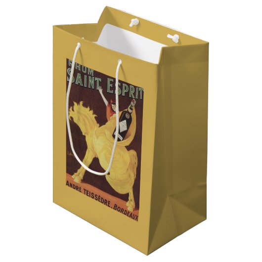 Sac Cadeau Moyen Saint Esprit de Rhum - promo d'André Teissedre (Devant Angle)