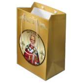 Sac Cadeau Moyen Saint Nicolas (Dos Angle)