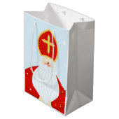 Sac Cadeau Moyen Saint Nicolas (Devant Angle)