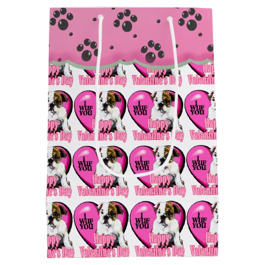 Sac Cadeau Moyen Saint Valentin (Dos)