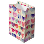 Sac Cadeau Moyen Saint Valentin (Devant Angle)