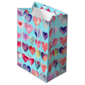 Sac Cadeau Moyen Saint Valentin (Devant Angle)