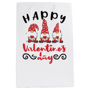 Sac Cadeau Moyen Saint Valentin Gnome Swedish Tomte