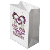 Sac Cadeau Moyen Saint-Valentin spirituel (Dos Angle)