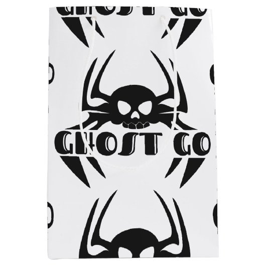 Sac Cadeau Moyen Saison Éffrayante de Ghost Go (Devant)