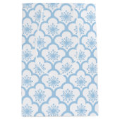 Sac Cadeau Moyen Sakura Baby Blue - White (Devant)