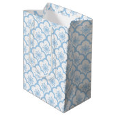 Sac Cadeau Moyen Sakura Baby Blue - White (Dos Angle)
