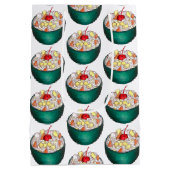 Sac Cadeau Moyen Salade de fruits du marshmallow de noix de coco du (Dos)