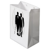 Sac Cadeau Moyen Salles Mariages gays (Dos Angle)
