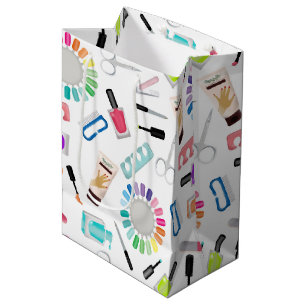 Sac Cadeau Moyen Salon de Beauté Manucure Pédicure Ongles