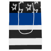 Sac Cadeau Moyen Salutations à l'officier de police de retraite (Dos)