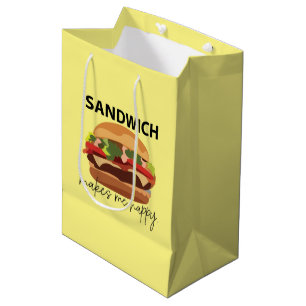 Sac Cadeau Moyen Sandwich Me Rend Heureux