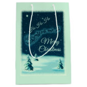 Sac Cadeau Moyen Santa and his Reindeers (Devant)