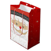 Sac Cadeau Moyen Santa Claus (Devant Angle)