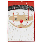 Sac Cadeau Moyen Santa Claus (Devant)