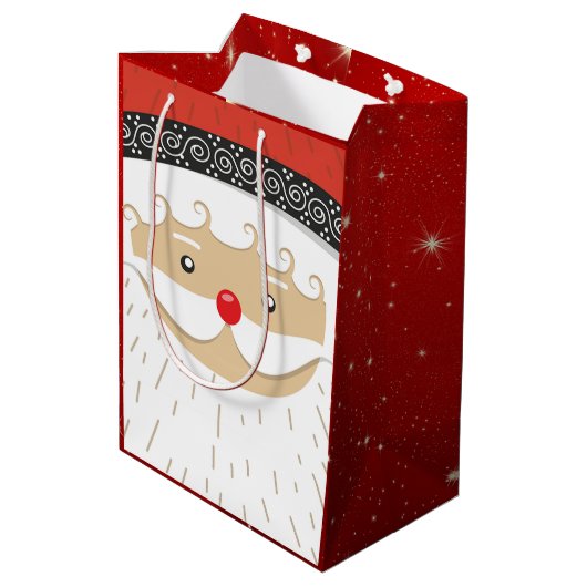 Sac Cadeau Moyen Santa Claus (Dos Angle)