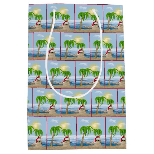 Sac Cadeau Moyen Santa Claus Sandman (Devant)