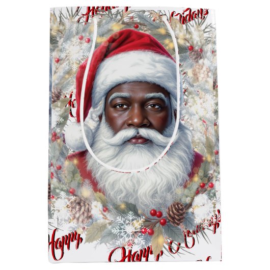 Sac Cadeau Moyen Santa Gift Bag (Devant)