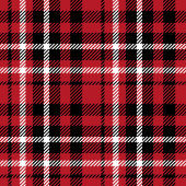 Sac Cadeau Moyen Santa Gift Bags Red Black Plaid Personalized Wrap