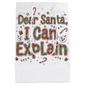 Sac Cadeau Moyen Santa’s Surprise Gift Bag (Dos)