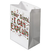 Sac Cadeau Moyen Santa’s Surprise Gift Bag (Dos Angle)