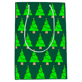 Sac Cadeau Moyen Sapin de Noël