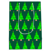Sac Cadeau Moyen Sapin de Noël (Dos)