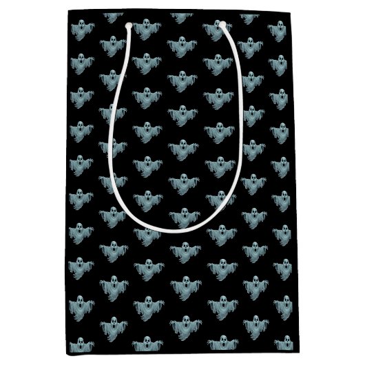 Sac Cadeau Moyen Scary Haunting Ghost (Devant)