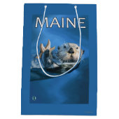 Sac Cadeau Moyen Scène de loutre de MaineSea (Dos)