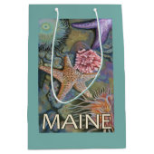 Sac Cadeau Moyen Scène de MaineTidepool (Devant)