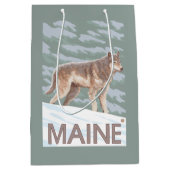 Sac Cadeau Moyen Scène de MaineWolf (Devant)