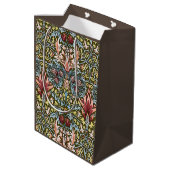 Sac Cadeau Moyen Schéma floral William Morris Snakeshead (Dos Angle)