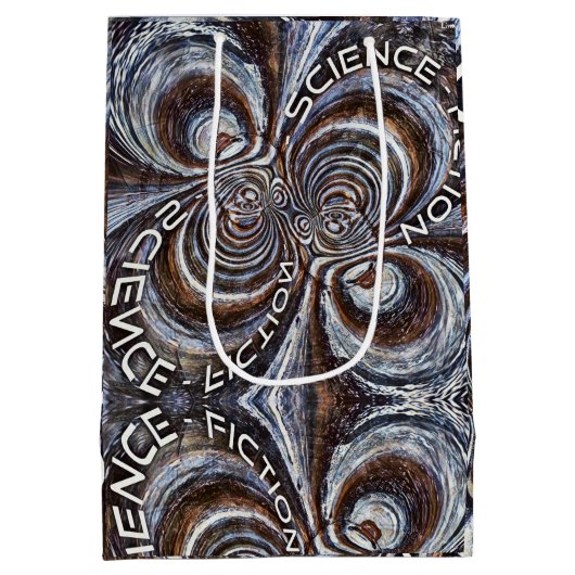 Sac Cadeau Moyen Science-fiction fracturée (Dos)