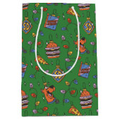 Sac Cadeau Moyen Scooby-Doo Holiday Snack Lights Pattern (Devant)