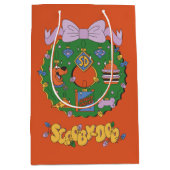 Sac Cadeau Moyen Scooby-Doo Holiday Snack Wreath Graphic (Devant)