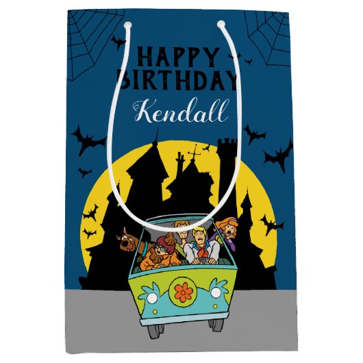 Sac Cadeau Moyen Scooby Doo Spooktacular Halloween Anniversaire (Devant)