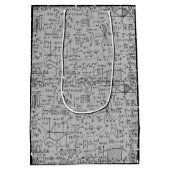 Sac Cadeau Moyen scribbles mathématiques (Dos)